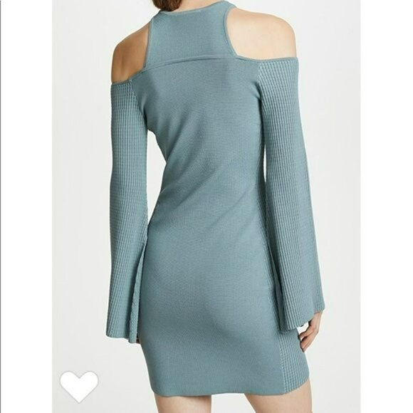 C/MEO Collective Dresses & Skirts - C/MEO Collective Off Shoulder Bell Sleeve Bodycon Flare Emerge Dress Women S EUC